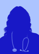 Doctor avatars blue woman